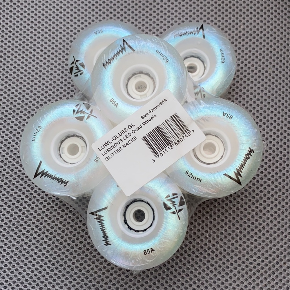 Luminous LED Quad Roller Skate Wheels